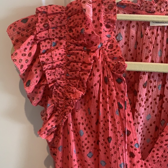 Ulla Johnson Linnea midi dress in hibiscus - Picture 8 of 11